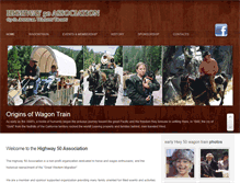 Tablet Screenshot of hwy50wagontrain.com